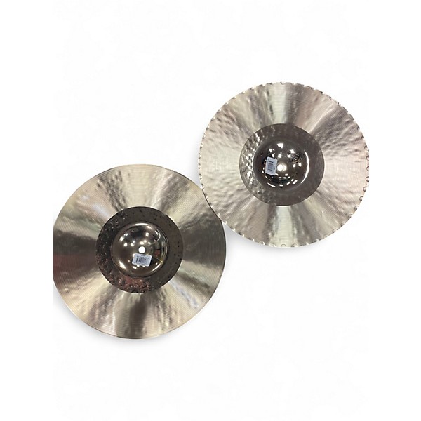 Used Zildjian 14in K Custom Hybrid Hi Hat Pair Cymbal