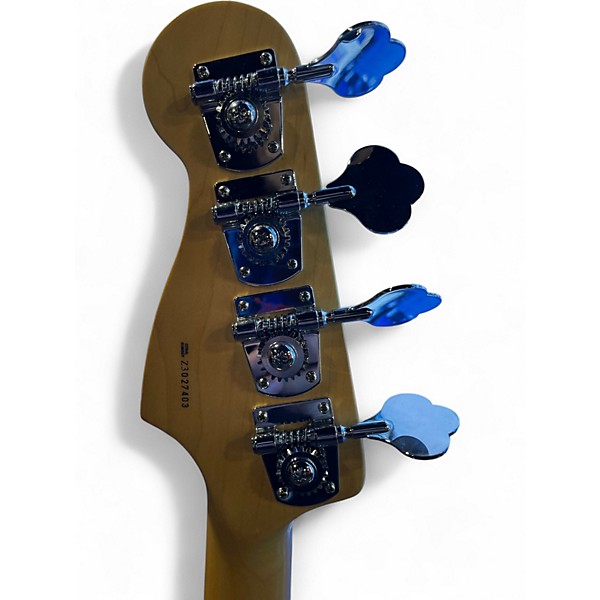 Used Fender American Standard Precision Bass Transparent Red Electric Bass Guitar