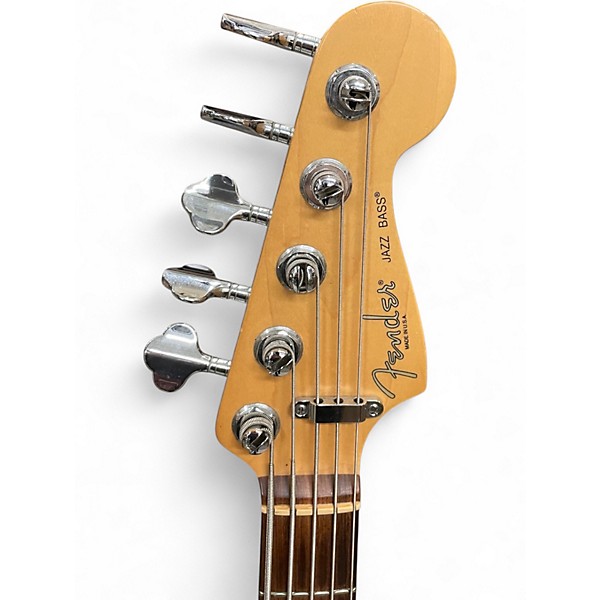 Used Fender 2004 American Jazz Bass V 3 Color Sunburst Electric Bass Guitar