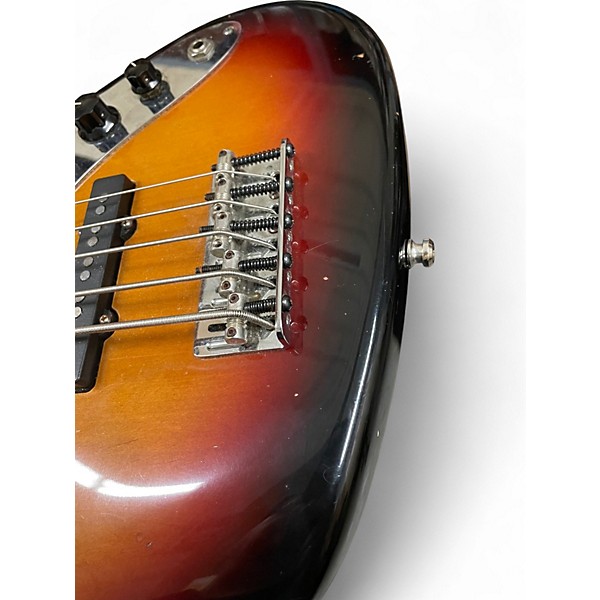Used Fender 2004 American Jazz Bass V 3 Color Sunburst Electric Bass Guitar