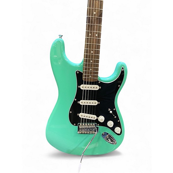 Used Squier Standard Stratocaster Seafoam Green Solid Body Electric Guitar
