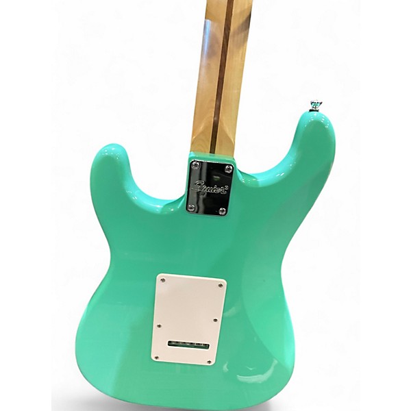 Used Squier Standard Stratocaster Seafoam Green Solid Body Electric Guitar