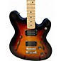 Used Squier Affinity Series Starcaster 3 Tone Sunburst Hollow Body Electric Guitar thumbnail