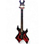 Used B.C. Rich KKW KERRY KING WARLOCK TRIBAL RED/BLACK Solid Body Electric Guitar thumbnail
