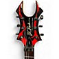 Used B.C. Rich KKW KERRY KING WARLOCK TRIBAL RED/BLACK Solid Body Electric Guitar
