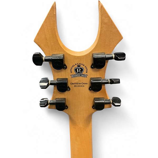 Used B.C. Rich KKW KERRY KING WARLOCK TRIBAL RED/BLACK Solid Body Electric Guitar