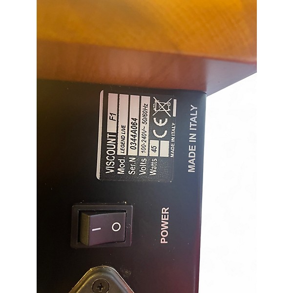 Used Key B Organ VISCOUNT STAGE LIVE II Organ