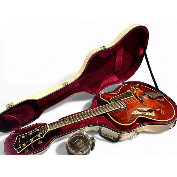 Used Eastman AR803CE Walnut Hollow Body Electric Guitar