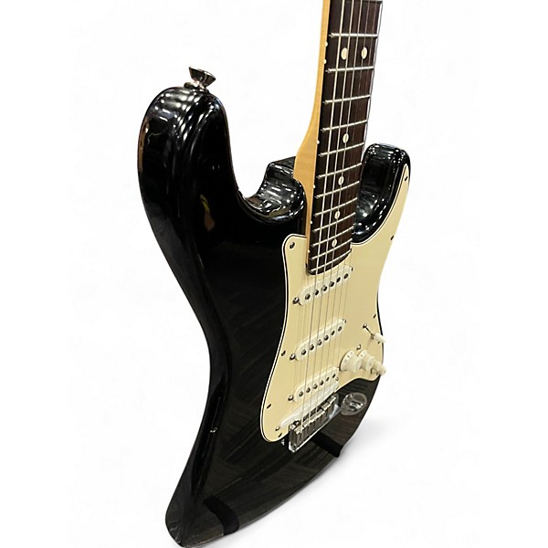 Used Fender VG Stratocaster Black Solid Body Electric Guitar