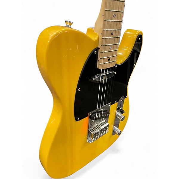 Used Squier Telecaster MUSTARD Solid Body Electric Guitar