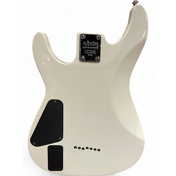 Used Schecter Guitar Research Demon 7 String Vintage White Solid Body Electric Guitar