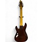 Used Schecter Guitar Research Omen 8 Walnut Stain Solid Body Electric Guitar