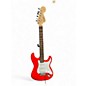 Used Squier STRATOCASTER Red Solid Body Electric Guitar thumbnail