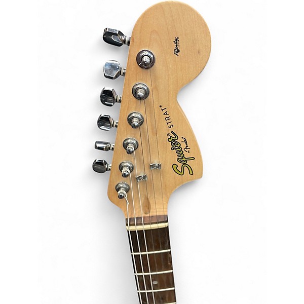 Used Squier STRATOCASTER Red Solid Body Electric Guitar