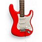 Used Squier STRATOCASTER Red Solid Body Electric Guitar