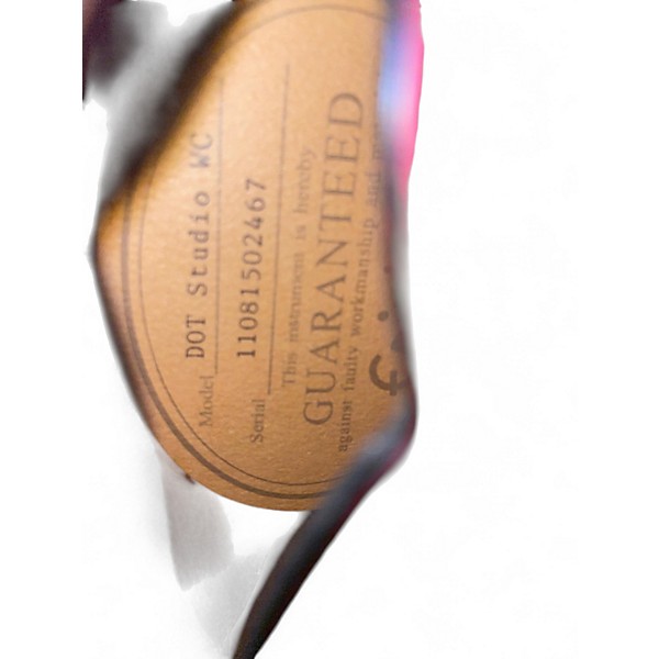 Used Epiphone Dot Studio Worn Cherry Hollow Body Electric Guitar