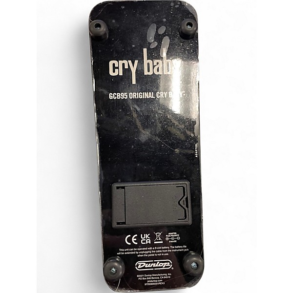 Used Dunlop GCB95 Original Crybaby Wah Effect Pedal