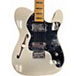 Used Squier Classic Vibe 70s Thinline Telecaster White Hollow Body Electric Guitar