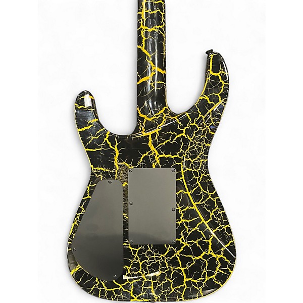 Used Jackson SL3XDX Soloist Yellow Crackle Solid Body Electric Guitar