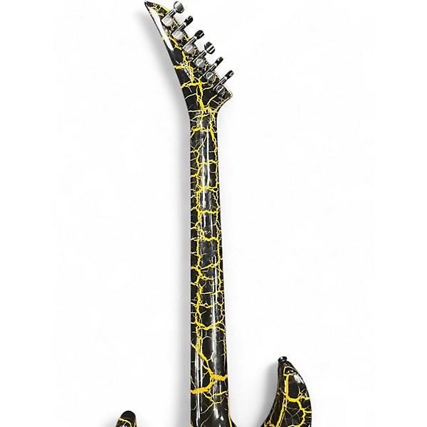 Used Jackson SL3XDX Soloist Yellow Crackle Solid Body Electric Guitar