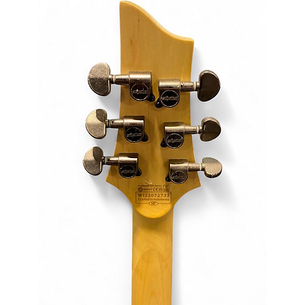 Used Schecter Guitar Research Demon-6 FR Black Solid Body Electric Guitar