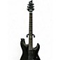 Used 2023 Schecter Guitar Research Damien Elite 6 Floyd Rose Silver Sparkle Solid Body Electric Guitar thumbnail