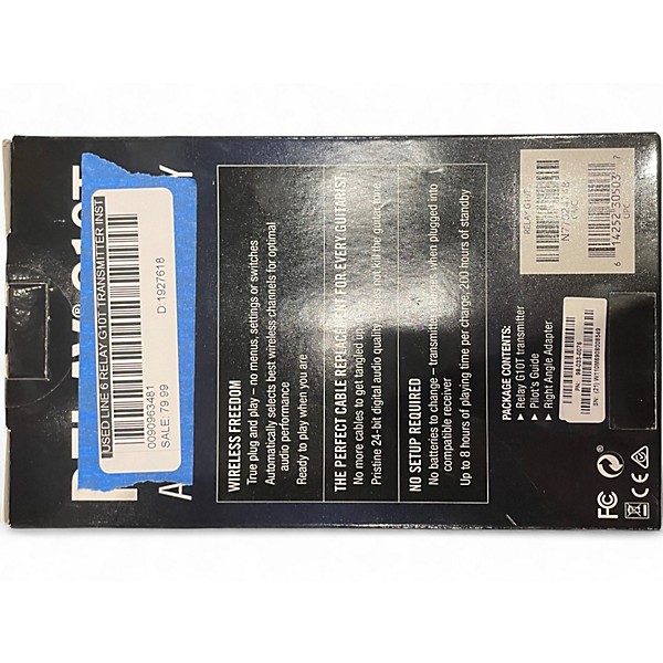 Used Line 6 Relay G10T Transmitter Instrument Wireless System
