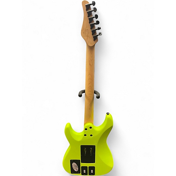 Used Schecter Guitar Research SUN VALLEY SUPER SHREDDER LIME GREEN Solid Body Electric Guitar