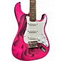 Used Squier Bullet Stratocaster Pink Solid Body Electric Guitar