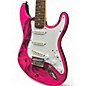 Used Squier Bullet Stratocaster Pink Solid Body Electric Guitar