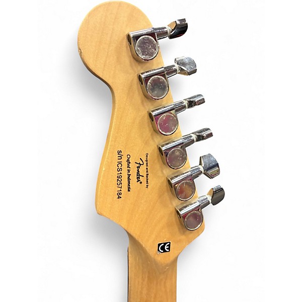 Used Squier Bullet Stratocaster Pink Solid Body Electric Guitar