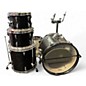 Used TAMA 5 Piece Imperialstar Drum Set with Meinl HCS Cymbals and Hardware Black Oak Wrap Drum Kit