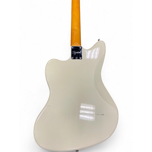 Used Squier J Mascis Jazzmaster Vintage White Solid Body Electric Guitar