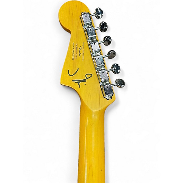 Used Squier J Mascis Jazzmaster Vintage White Solid Body Electric Guitar