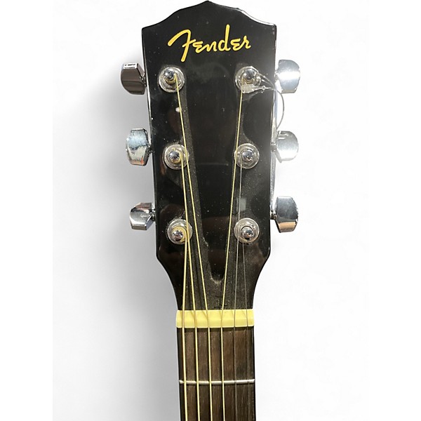 Used Fender CD60S Black Acoustic Guitar