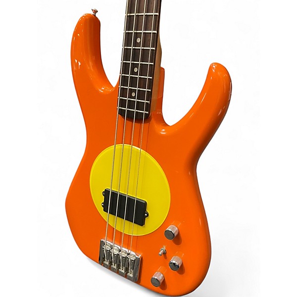 Used Flea Bass MODEL 32 SUNNY BASS Orange and Yellow Electric Bass Guitar
