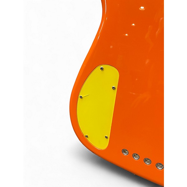 Used Flea Bass MODEL 32 SUNNY BASS Orange and Yellow Electric Bass Guitar
