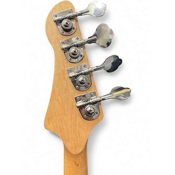 Used Flea Bass MODEL 32 SUNNY BASS Orange and Yellow Electric Bass Guitar