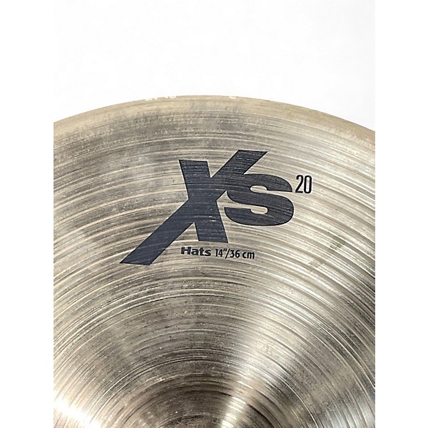 Used SABIAN 14in XS20 Hi Hat Pair Cymbal