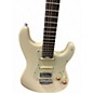 Used Schecter Guitar Research NICK JOHNSON HSS ATOMIC WHITE Solid Body Electric Guitar