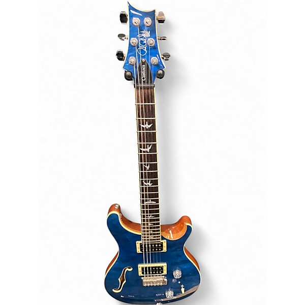Used PRS PRS SE Custom 22 Semi-Hollowbody Blue Burst Hollow Body  Blue Burst Hollow Body Electric Guitar