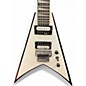 Used Jackson JS32 King V White with Black Bevels Solid Body Electric Guitar