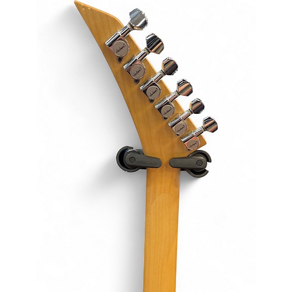 Used Jackson JS32 King V White with Black Bevels Solid Body Electric Guitar