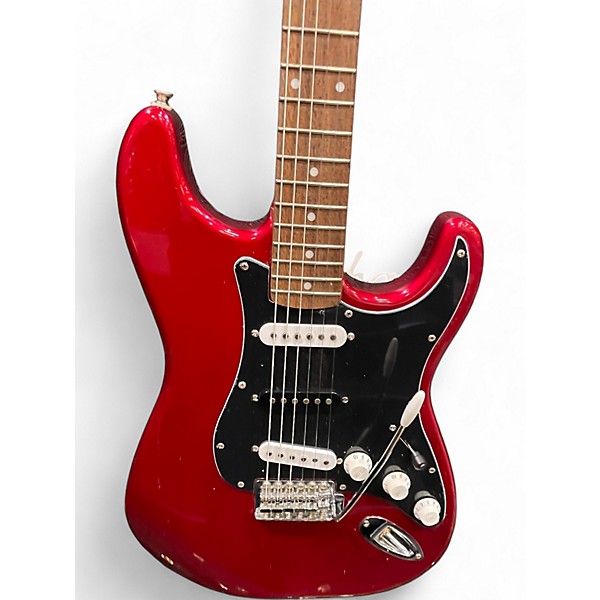 Used Squier Affinity Stratocaster Candy Apple Red Solid Body Electric Guitar