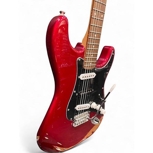 Used Squier Affinity Stratocaster Candy Apple Red Solid Body Electric Guitar