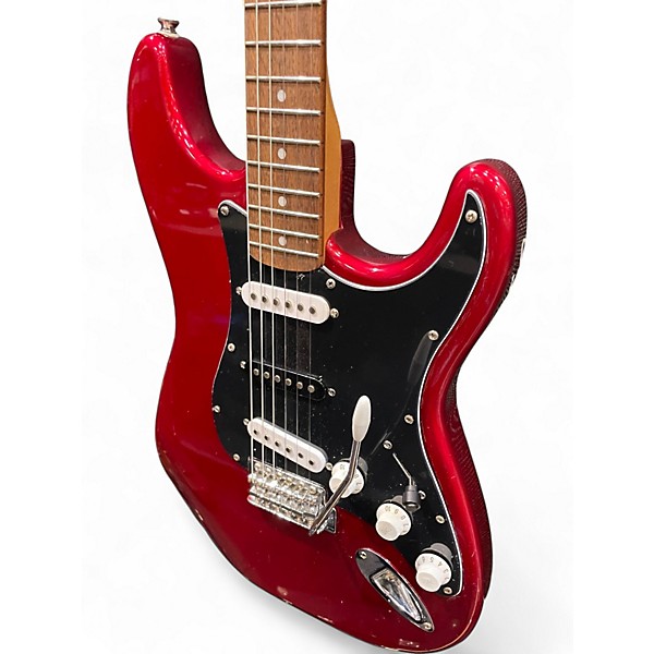 Used Squier Affinity Stratocaster Candy Apple Red Solid Body Electric Guitar
