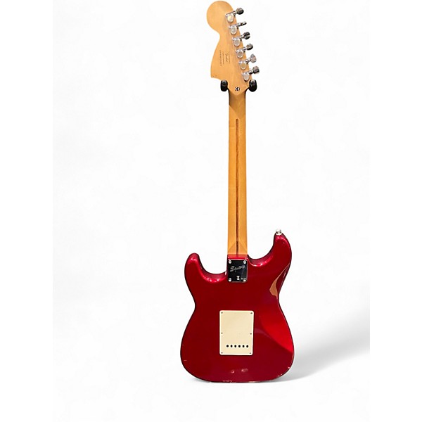 Used Squier Affinity Stratocaster Candy Apple Red Solid Body Electric Guitar