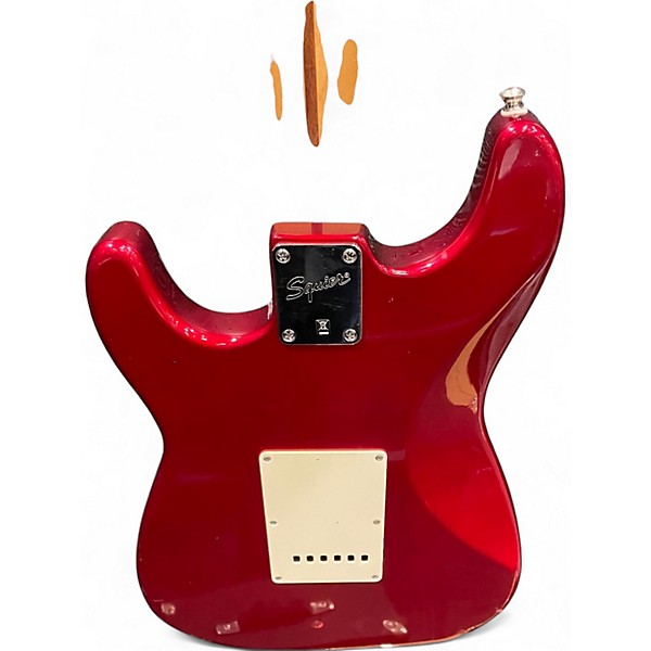 Used Squier Affinity Stratocaster Candy Apple Red Solid Body Electric Guitar