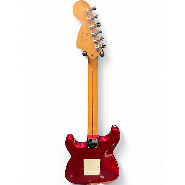Used Squier Affinity Stratocaster Candy Apple Red Solid Body Electric Guitar