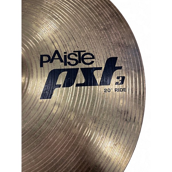 Used Paiste 20in PST3 Ride Cymbal